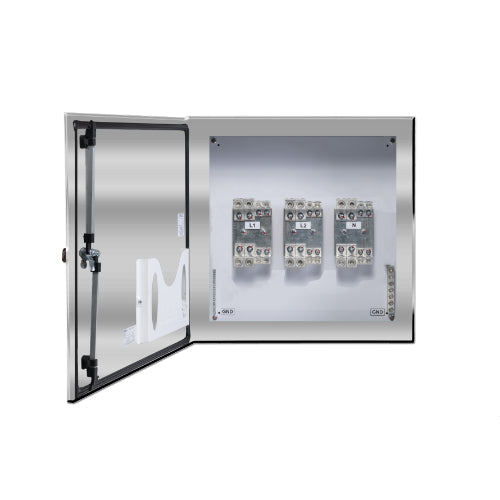 Tapbox 400A, 1-Phase, 3-Wire, Nema 4X SS304 Wall Mount