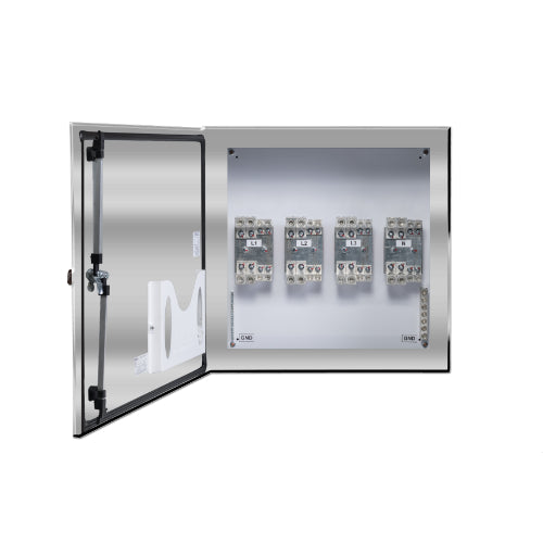 Tapbox 400A, 3-Phase, 4-Wire, Nema 4X SS304 Wall Mount