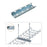 Quest Manufacturing Ceiling Hanging Bar for 4" cable wire mesh