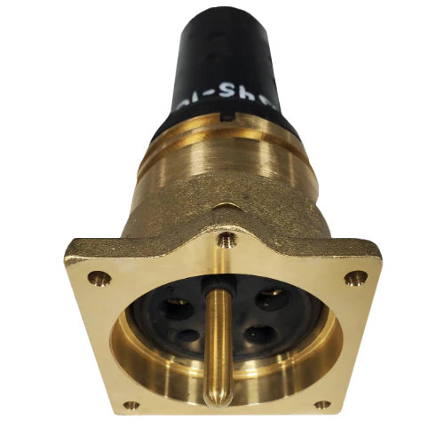 Female Panel Mount 3 Pwr,1 Grd w/2 pilot contacts, 2 AWG
