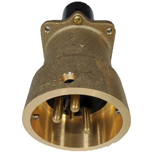Male Panel Mount 3 Pwr,1 Grd w/2 pilot contacts, 2 AWG