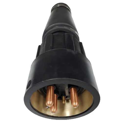 Male Cable Attachable 3 Pwr,1 Grd w/2 pilot contacts, 2/0 AWG