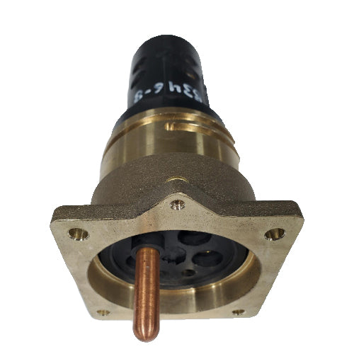 Female Panel Mount 3 Pwr,1 Grd w/2 pilot contacts, 2/0 AWG