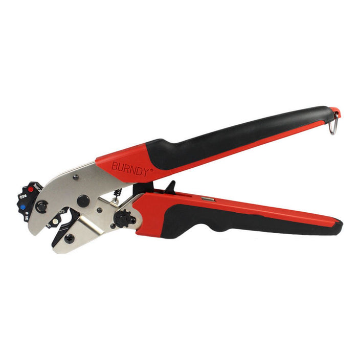 Ergonomic Full Cycle Ratchet Hand Crimper, #12- #2 AWG