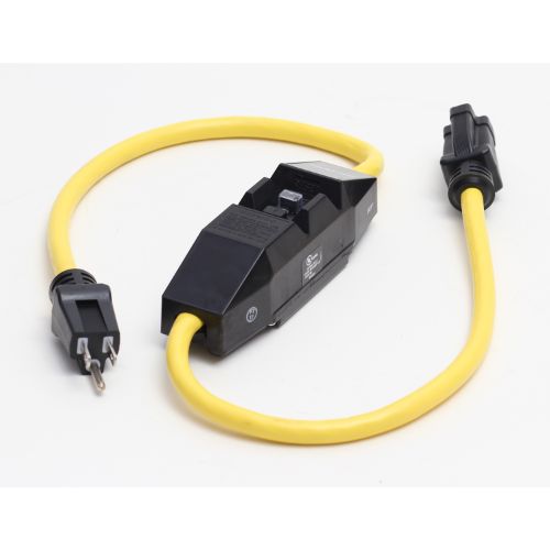 Century Wire And Cable 3' 12/3 SJTW Powertech GFCI Adapter Yellow