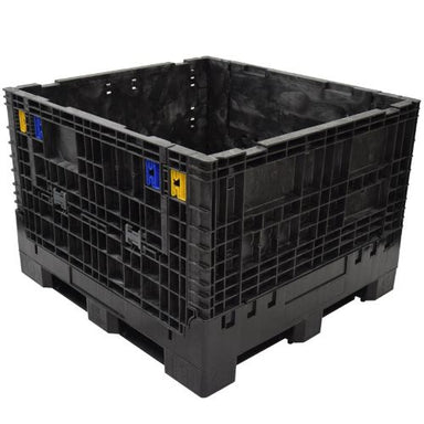 DuraGreen Collapsible Bulk Container Heavy duty 45x48x34 ,2500lb-Black