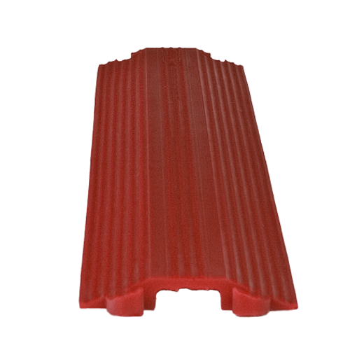 Elasco Products Single Channel Cord Cover, 1/2" X 1 1/2", Red