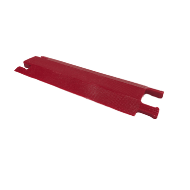 Elasco Products Single Channel Cord Cover, 1 1/4" X 2 3/4", Red