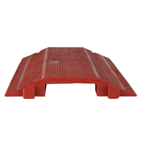 Elasco Products Single Channel Cord Cover, 1.3/5" X 7 1/2", Red